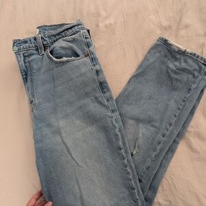 Abercrombie & Fitch Light Blue Straight Leg Jeans